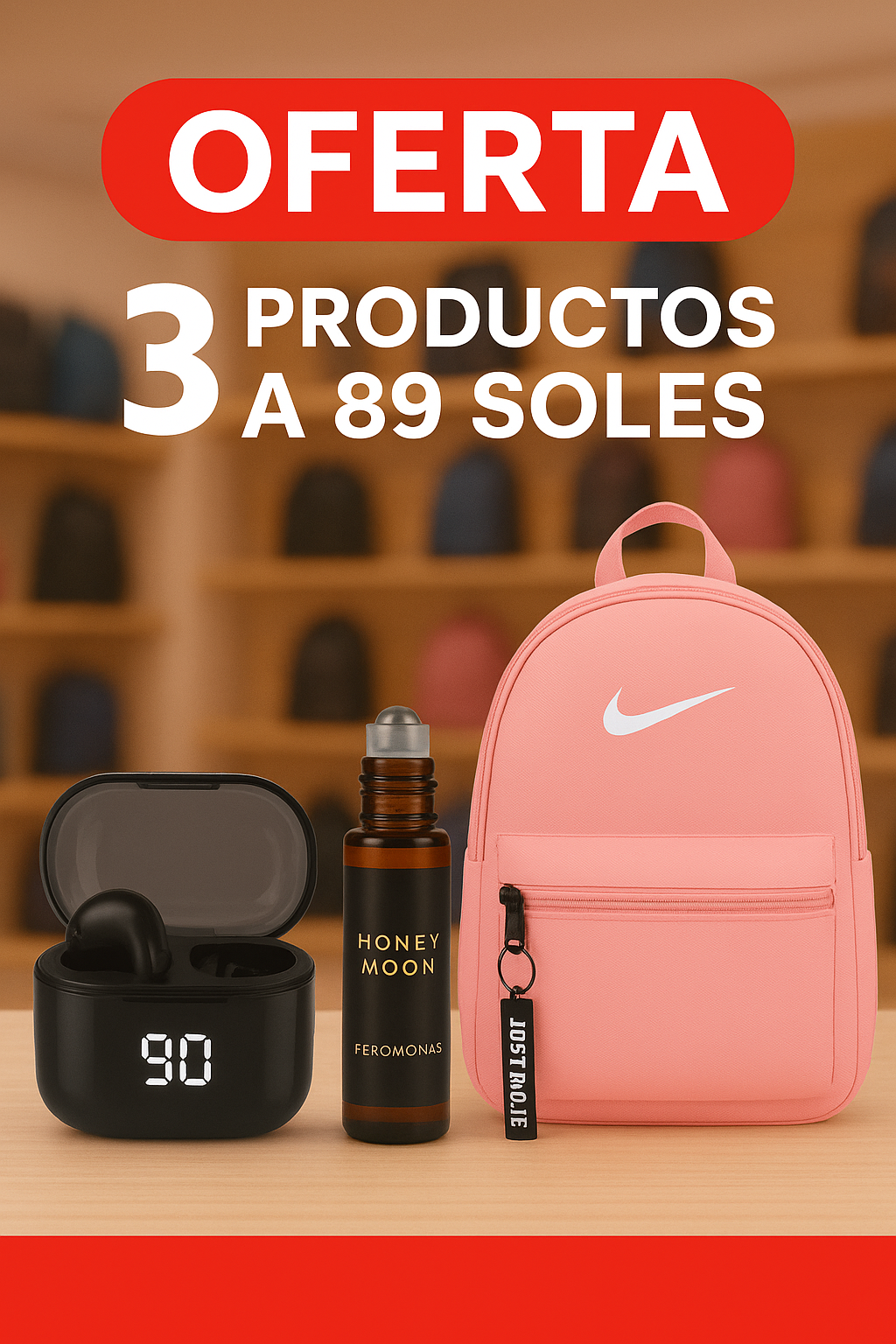 MOCHILA BACKPACK URBANA PREMIUM – MODERNA, LIGERA Y ESPACIOSA