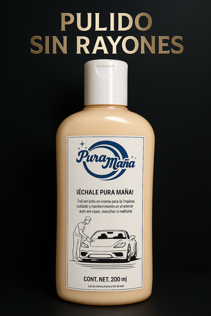 Puramaña– Crema Para Encerar Y Limpiar Tu Auto - 50% OFF