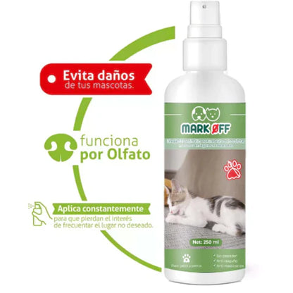 Mark Off - Spray entrenador de mascotas | Elimina las Feromonas de marcaje