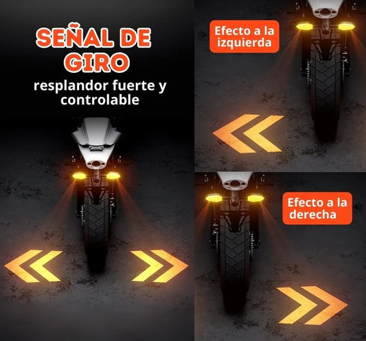 SET DE 2 LUCES DIRECCIONALES DE PROYECTOR LED