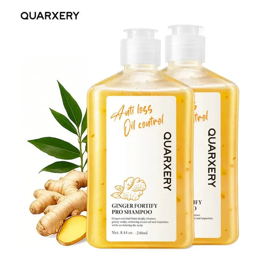 QUARXERY Champú de Jengibre Antipieles Secas Antifúngico