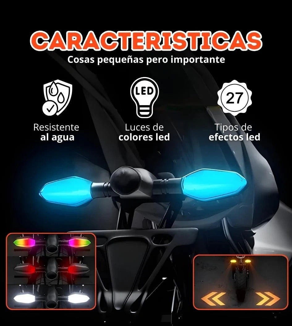 SET DE 2 LUCES DIRECCIONALES DE PROYECTOR LED
